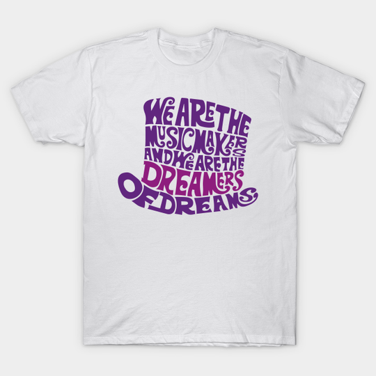 Willy Wonka Hat Dreams - Purple - Willy Wonka - T-Shirt