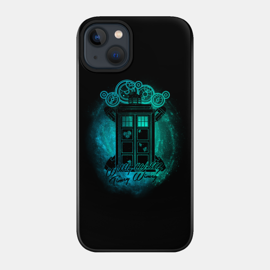 Wibbly Wobbly Timey Wimey - Tardis - Phone Case