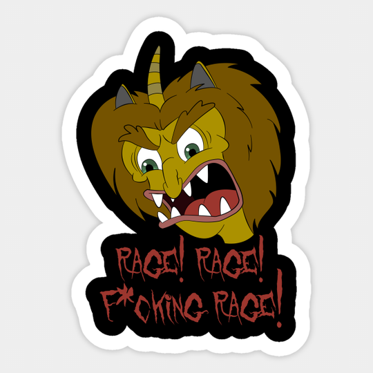 Hormone Rage - Big Mouth - Sticker