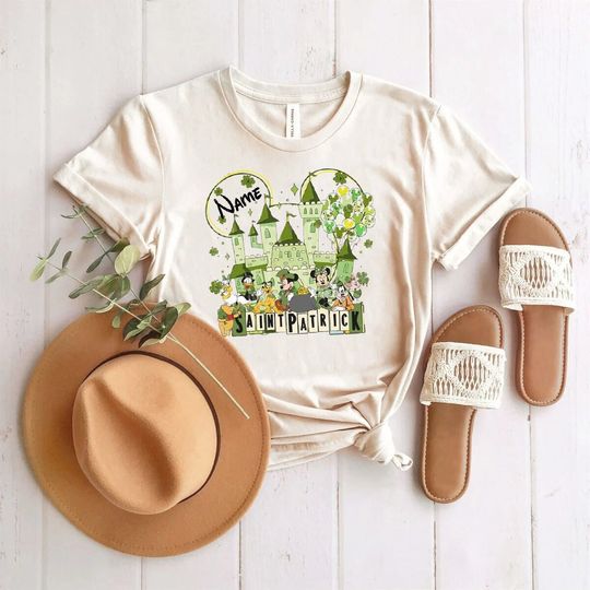 Disneyland St Patricks Day Shirt, Custom Saint Patrick Day Shirt, Mouse and Friends St Pattys Day Shirt