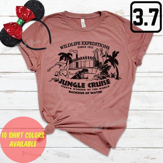 Jungle Cruise T-shirt - Disney Magic Kingdom Park Matching Family and Friend Tee Shirts