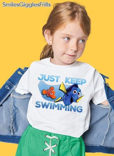 Disney Pixar Finding Dory Just Swimming With Nemo Youth Sweatshirt, Dory And Friends Sweatshirt