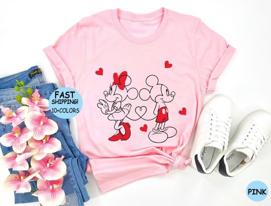 Disney Valentines Day Shirt, minnie mickey love Shirt
