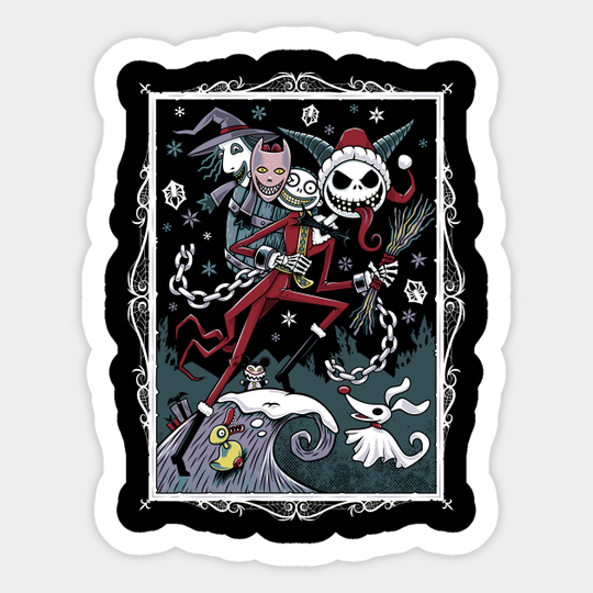 Jack Vom Krampus - Nightmare Before Christmas - Sticker