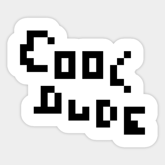Undertale - Cool Dude - Undertale - Sticker