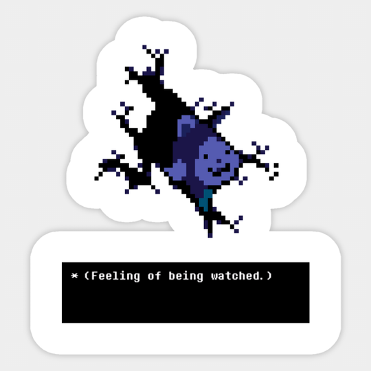 Undertale - Temmie dialog - Undertale - Sticker