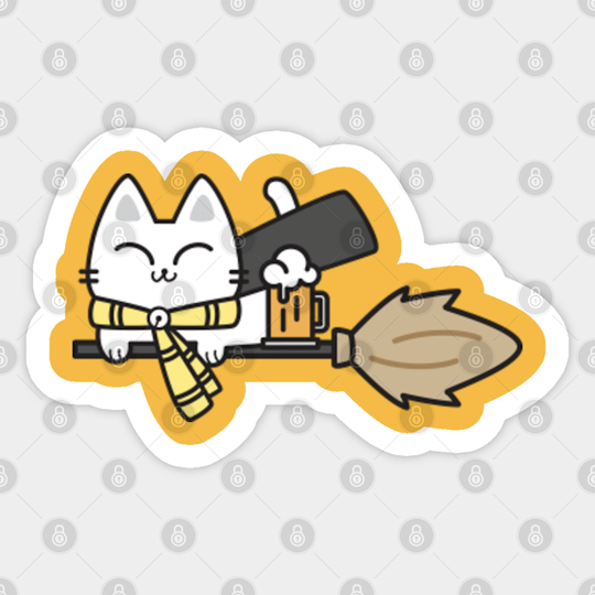 Wizard Kitty - Harry Potter - Sticker