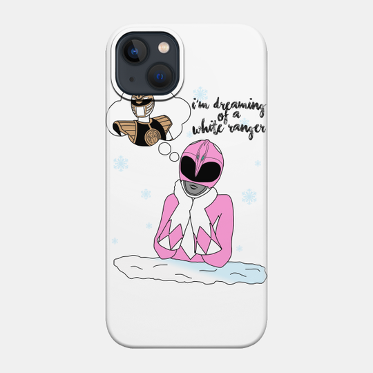 Power Rangers "Dreaming of a White Ranger" Design - Power Rangers - Phone Case