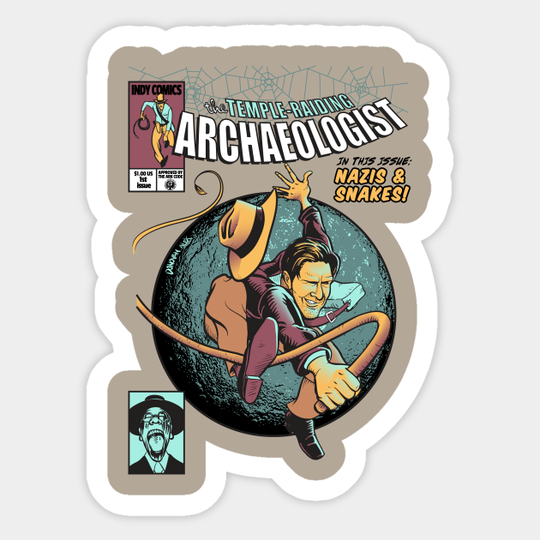 Indy Comics - Indiana Jones - Sticker