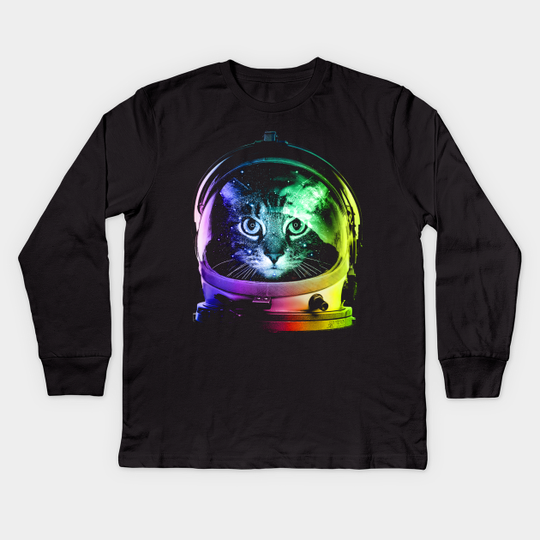 Space cat - Cat - Kids Long Sleeve T-Shirt