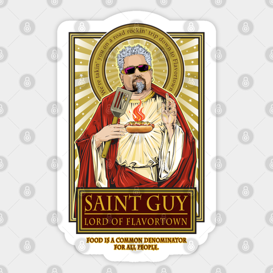 Saint Guy - Guy Fieri - Sticker