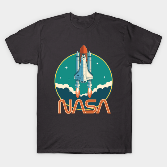 NASA Retro Vintage Space Logo - Nasa - T-Shirt