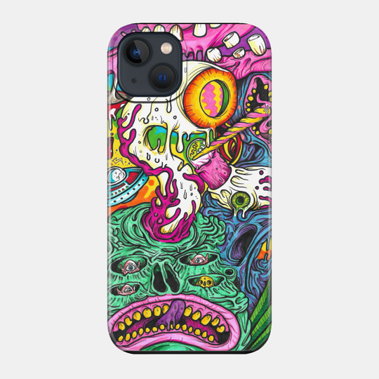 trippin' ballz! - Psychedelic - Phone Case