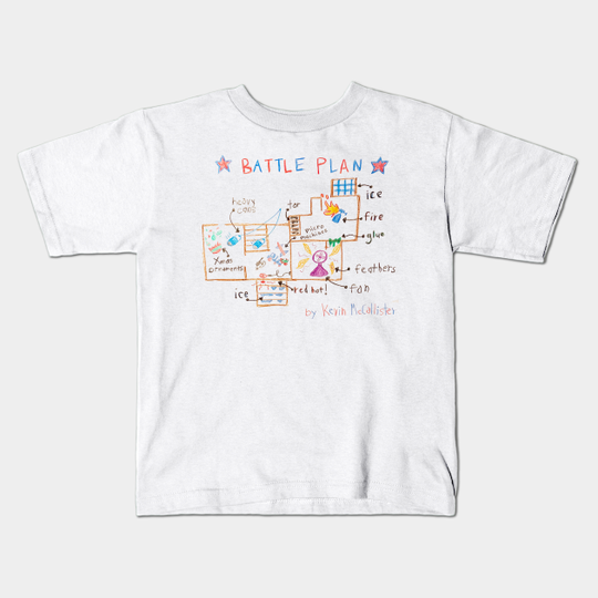 Battle Plan - Home Alone - Kids T-Shirt