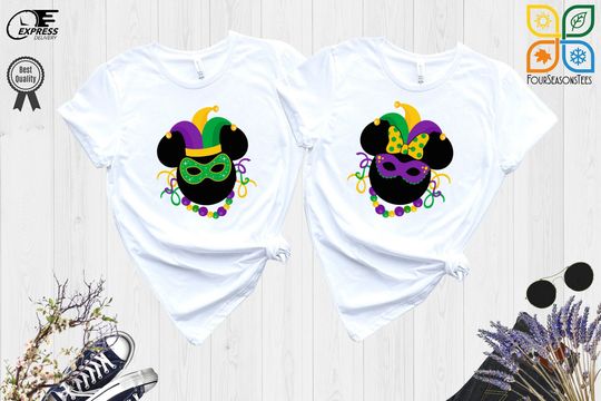 Disney Mardi Gras Carnival Party Shirt, Mardi Gras Beads Shirt, Disney Fat Tuesday Shirt