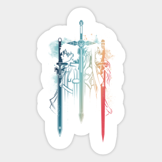 Sword Art Duo - Sword Art Online - Sticker