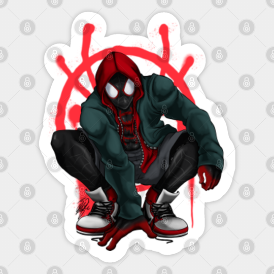 Miles Morales - Spider Man - Sticker