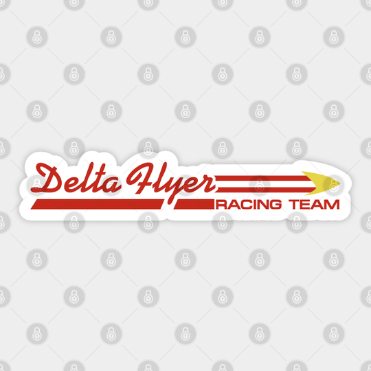 Delta Flyer Racing - Star Trek - Sticker