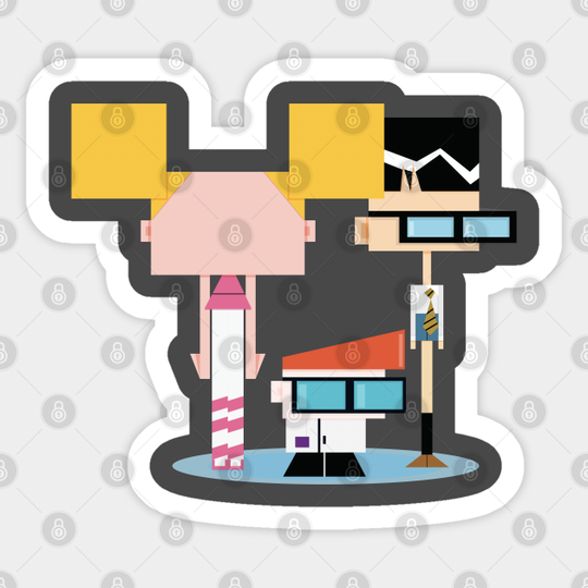 Dexter - Dexters Laboratory - Sticker