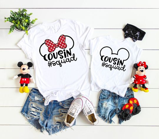 Disney Cousin Squad, Disney  Cousins Trip, Disney Cousin Family Shirts