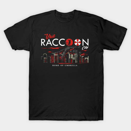 VISIT RACCOON - Resident Evil - T-Shirt