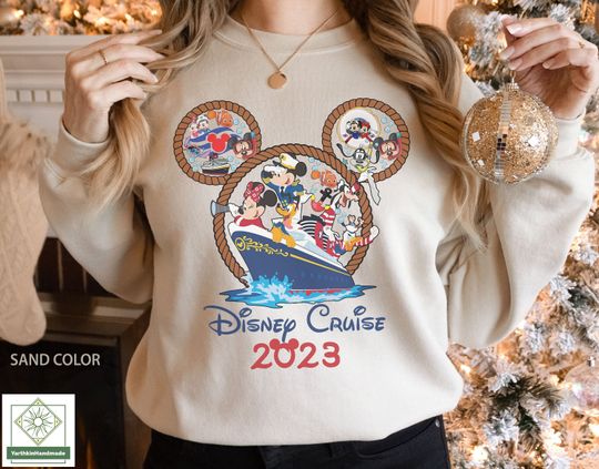Disney Cruise 2023 Sweatshirt, Mickey Cruise Sweatshirt