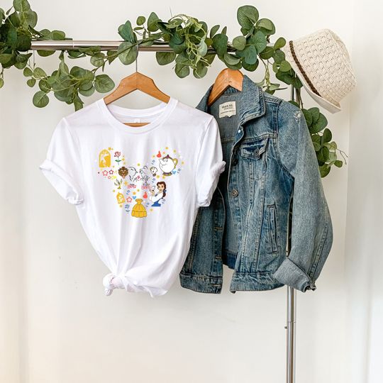Disney Belle Shirt, Disney Collage Shirt, Disney Princess Shirt