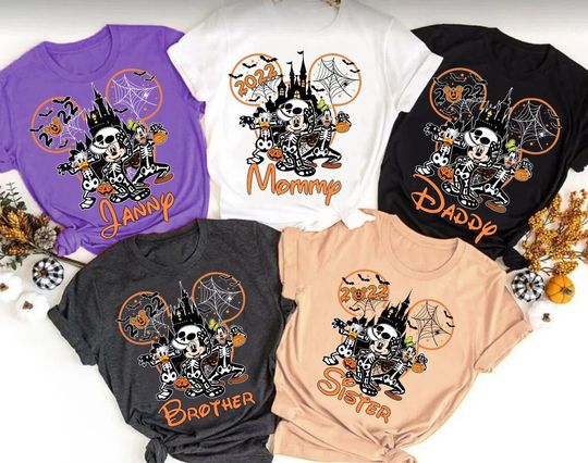 Disney Halloween Shirt, Mickey And Friends Halloween Shirt