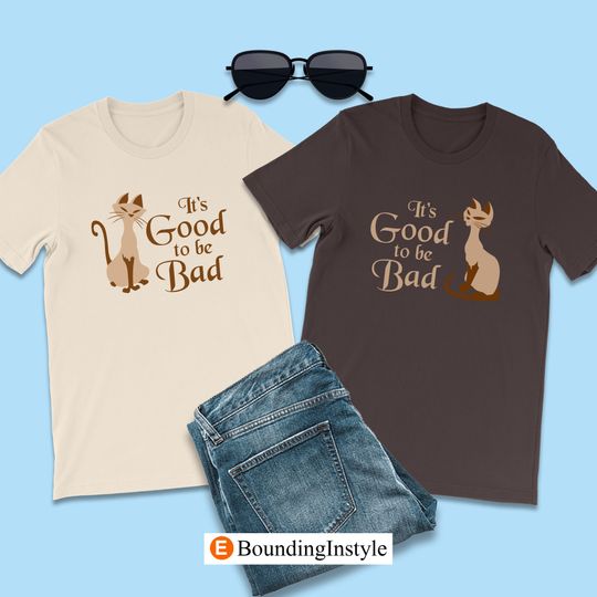 Lady And the Tramp Shirt, It's Good To Be Bad Shirt,  Disney Couple Shirts, Disney Family Shirts