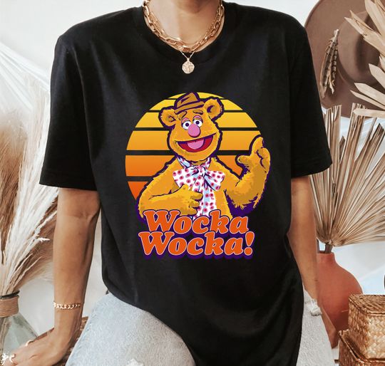 Disney The Muppets Fozzie Bear Wocka Wocka Portrait T-Shirt