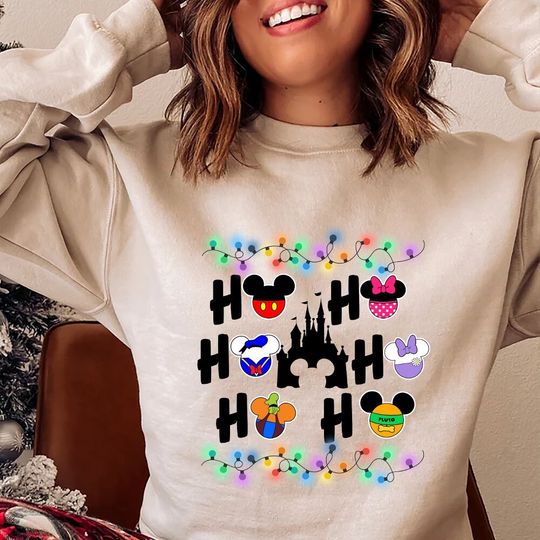 Discover Disney Christmas Ho Ho Ho Sweatshirt