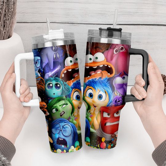 Inside Out 40oz Tumbler, Disney Inside Out Insulated Tumbler