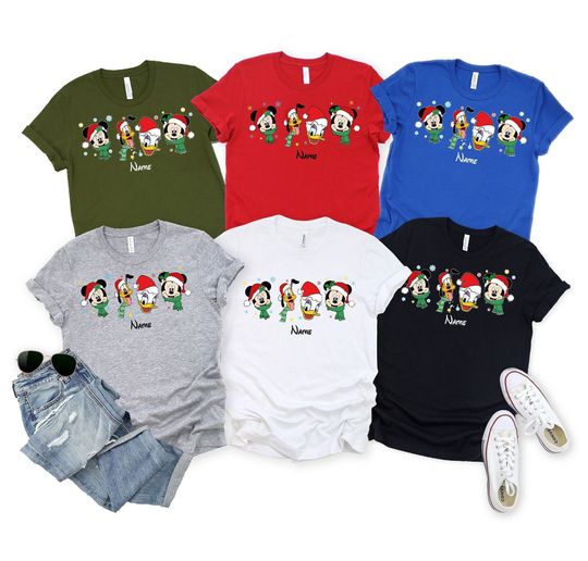 Discover Disney Christmas Personalized 2022 Shirt, Christmas Family Shirt