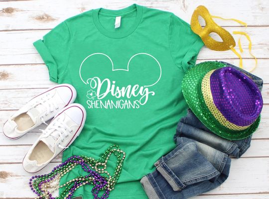 St Patricks Day Disney Ear Shirt, Disney Shenanigans T-Shirt, St Patricks Day Disney Shirt