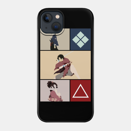 Fuu, Jin, And Mugen - Samurai Champloo - Phone Case