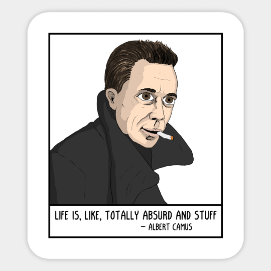 Camus - Philosophy - Sticker