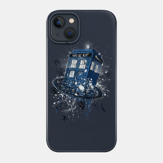 Breaking the Time - Tardis - Phone Case
