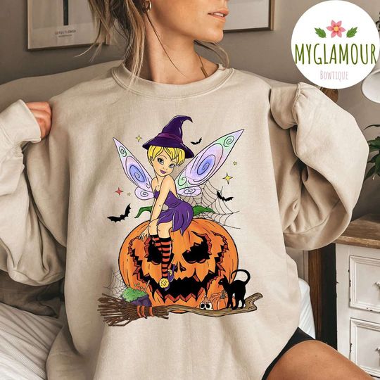 Discover Disney Tinker Bell Halloween Princess Sweatshirt