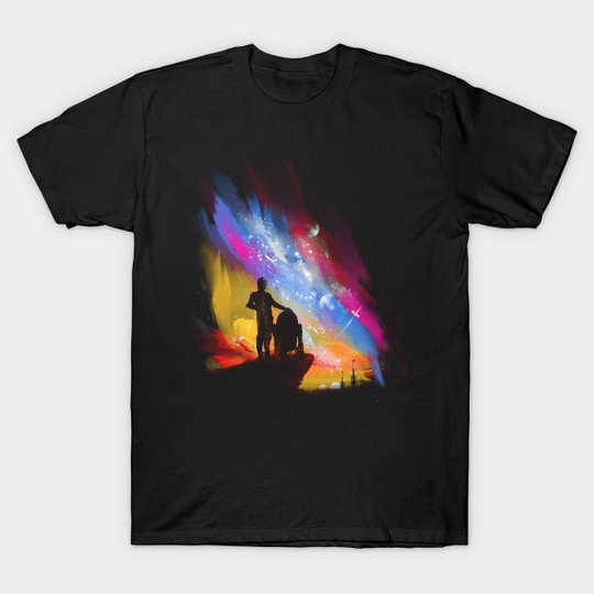 sunset on tatooine - Science Fiction - T-Shirt