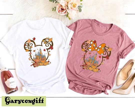 Pumpkin Season Shirt, Fall Disney Shirt, Disney Thanksgiving Shirt, Disney Couple Shirt