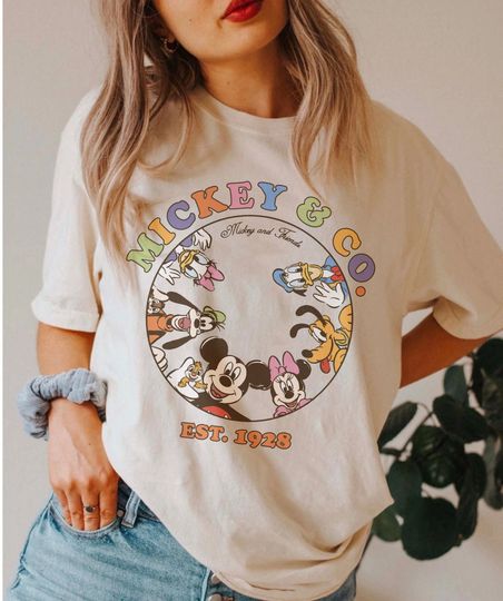 Discover Retro Mickey And CO Est.1928 Shirt, Disneyland Shirt, Mickey Minnie Shirt