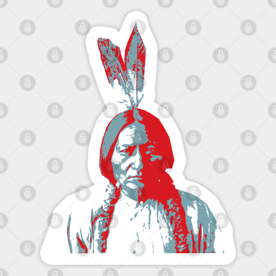 Sitting Bull - Sitting Bull - Sticker