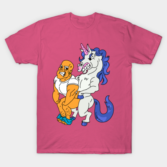 Drawing of a Unicorn - Big Mouth - T-Shirt