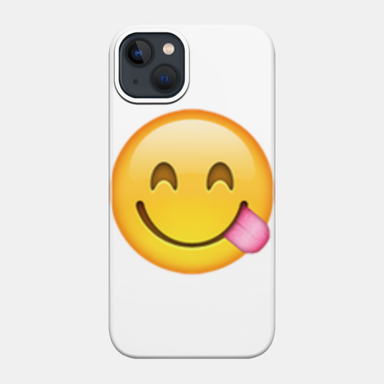 face savouring delicious food - Emoji - Phone Case