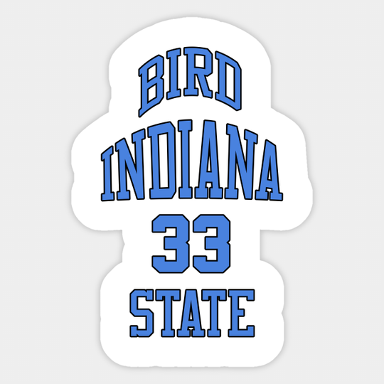Larry Bird Indiana State 33 - Basketball - Sticker