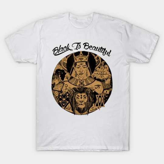 Brown Black King Wise King Black Is Beautiful - Black Is Beautiful - T-Shirt