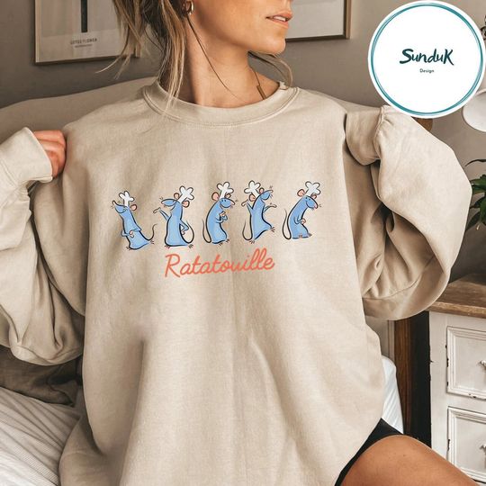 Disney Pixar Ratatouille Emotions Of Remy Sweatshirt