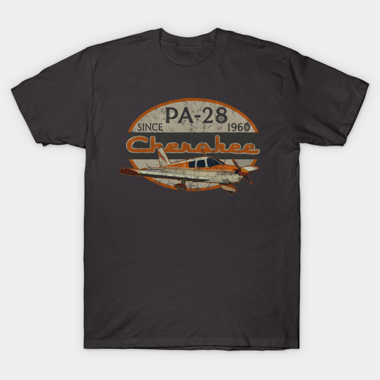 Piper Cherokee PA-28 Retro Vintage Design - Piper Cherokee - T-Shirt