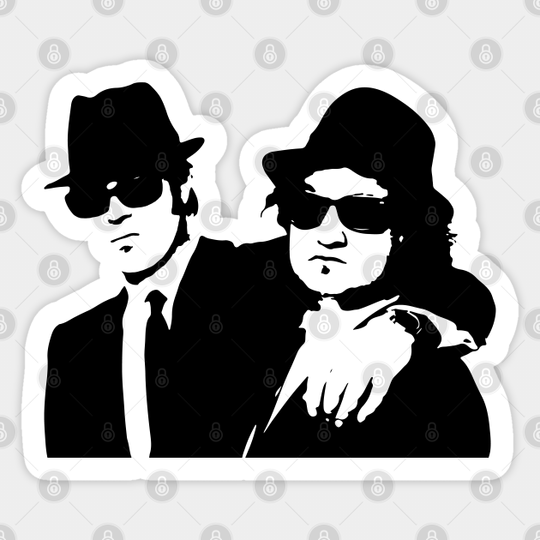 The Blues Brothers - Clean design - Blues Brothers - Sticker
