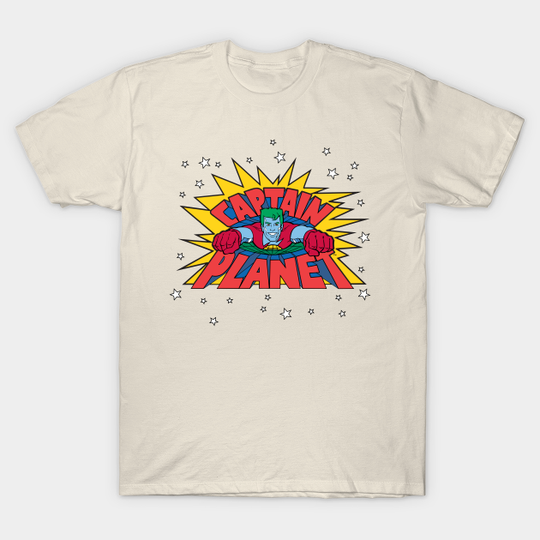 He's Our Hero - Captain Planet - T-Shirt